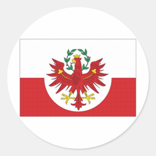 Adesivo Bandeira do Tirol (Frente)