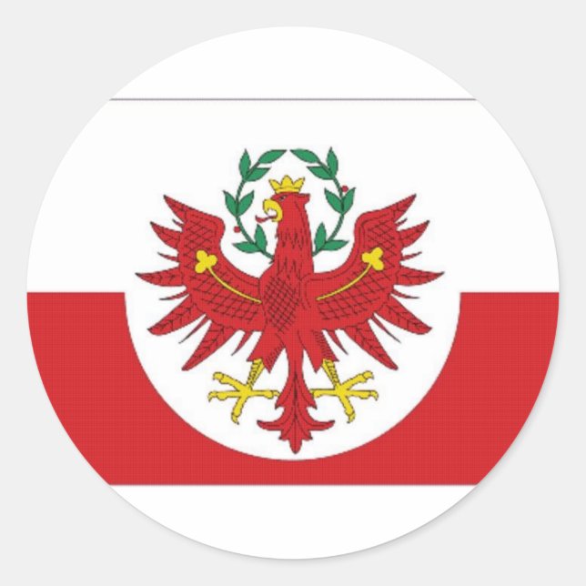 Adesivo Bandeira do Tirol (Frente)