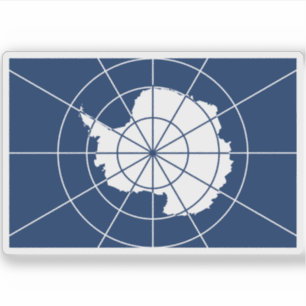 Adesivo Bandeira do Tratado sobre a Antártida