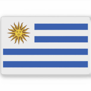 Adesivo Bandeira do Uruguai