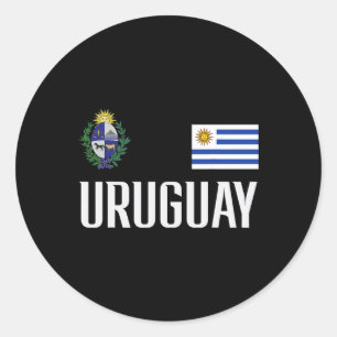 Adesivo Bandeira do Uruguai Fã de Futebol de Uruguai Homen