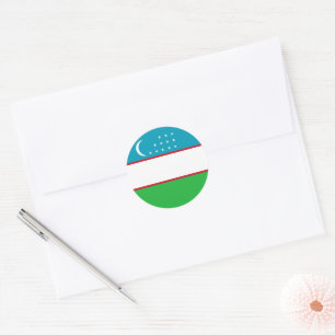 Adesivo bandeira do Usbequistão