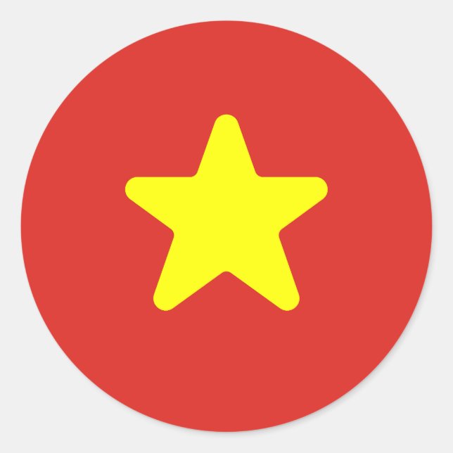 Adesivo Bandeira do Vietname (Frente)