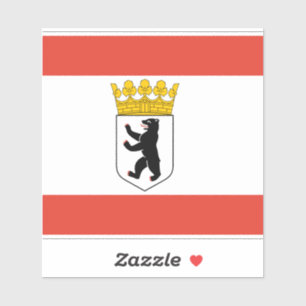 Adesivo Bandeira do vinil Sticker de Berlim