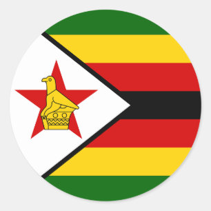 Adesivo Bandeira do Zimbabué