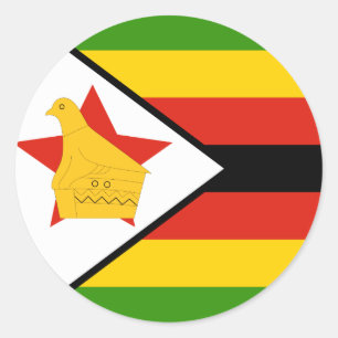 Adesivo Bandeira do Zimbabué