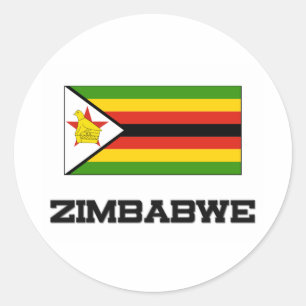 Adesivo Bandeira do Zimbabué
