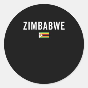 Adesivo Bandeira do Zimbábue - Bandeira Patriótica