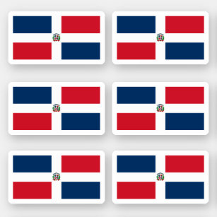 Adesivo Bandeira Dominicana