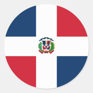Adesivo Bandeira dominiquense