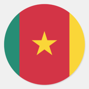 Adesivo Bandeira dos Camarões