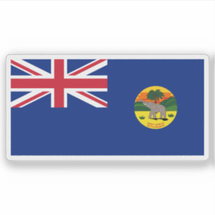 Adesivo Bandeira dos colonatos britânicos na África Ociden