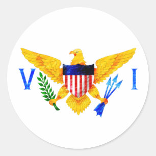 ADESIVO BANDEIRA DOS E.U. VIRGIN ISLANDS