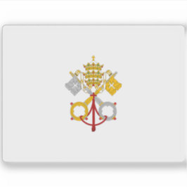 Adesivo Bandeira dos Estados Papais (1803-1825)