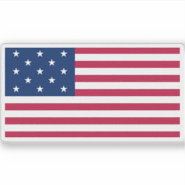 Adesivo Bandeira dos Estados Unidos da América (1777-1795)