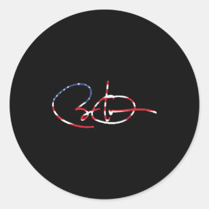 Adesivo Bandeira dos EUA Assinatura 44-48 Obama para Presi