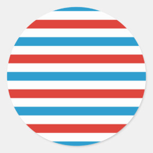 Adesivo bandeira dos EUA padrão listras azul cidade de chi
