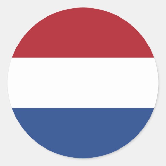 Adesivo Bandeira dos Países Baixos (Frente)