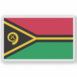 Adesivo Bandeira dos povos Ni-Vanuatu, Melanésia, Oceânia
