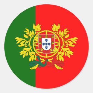 Adesivo Bandeira e Casaco de armas portuguesas