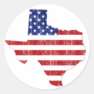 ADESIVO BANDEIRA ENVELHECIDA TEXAS DOS E.U.