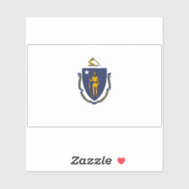 Adesivo Bandeira estadual de Massachusetts