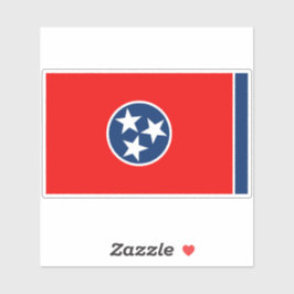 Adesivo Bandeira estadual do Tennessee