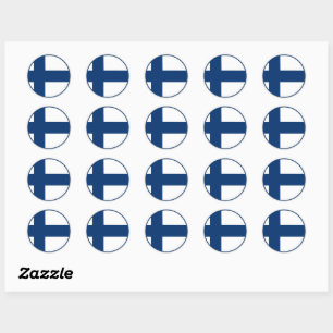 Adesivo Bandeira Finlandesa