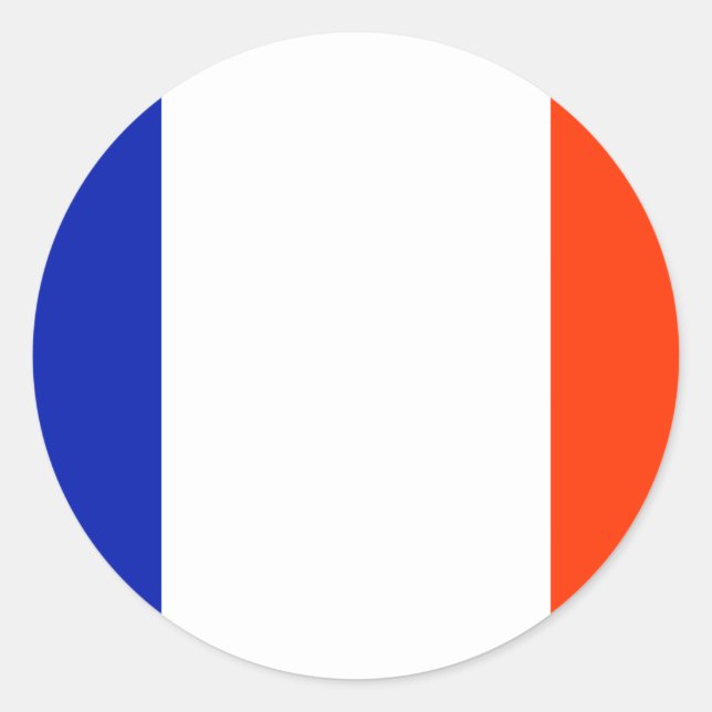 Adesivo bandeira frança (Frente)