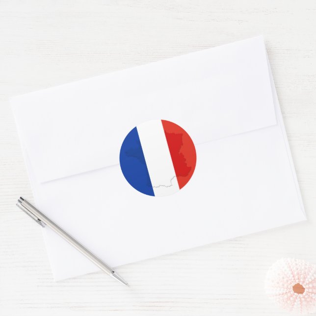 Adesivo bandeira francesa (Envelope)