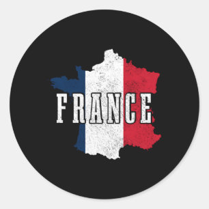 Adesivo Bandeira Francesa do Orgulho do Mapa