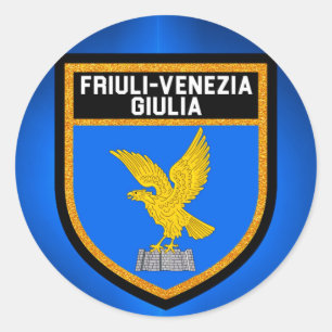Adesivo Bandeira Friuli-Venezia Giulia