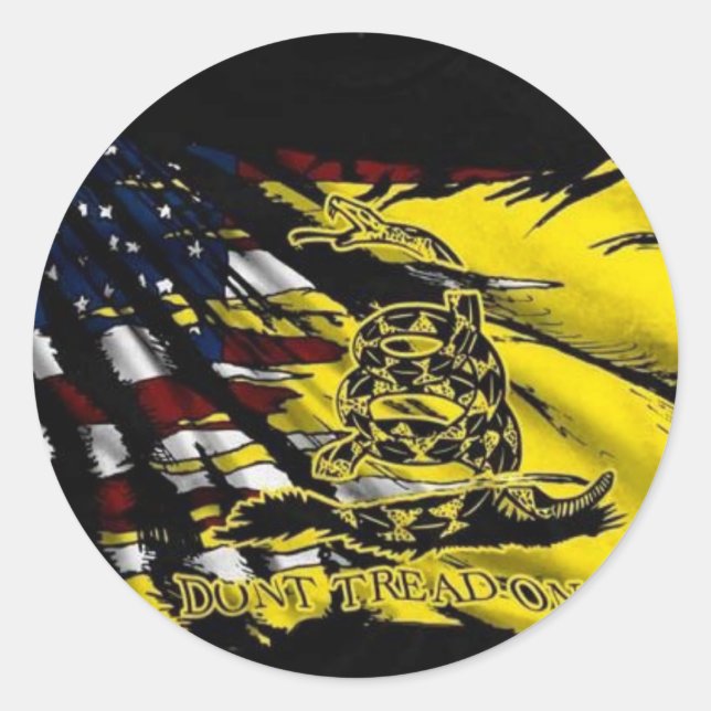 Adesivo Bandeira Gadsden - Liberdade Ou Morte (Frente)
