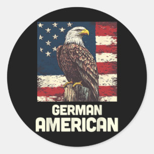 Adesivo Bandeira germano-americana Patriótica Partido Polí