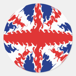 Adesivo Bandeira Gnarly BRITÂNICA