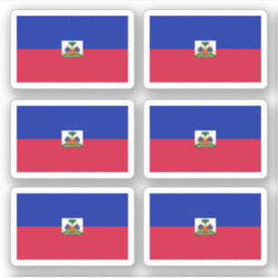 Adesivo Bandeira haitiana