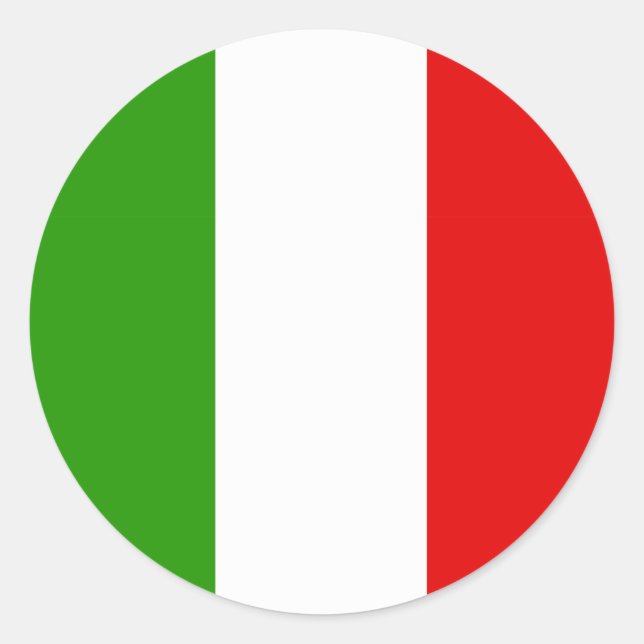Adesivo Bandeira italiana (Frente)