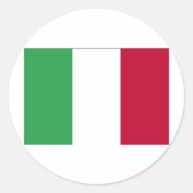 ADESIVO BANDEIRA ITALIANA (Frente)