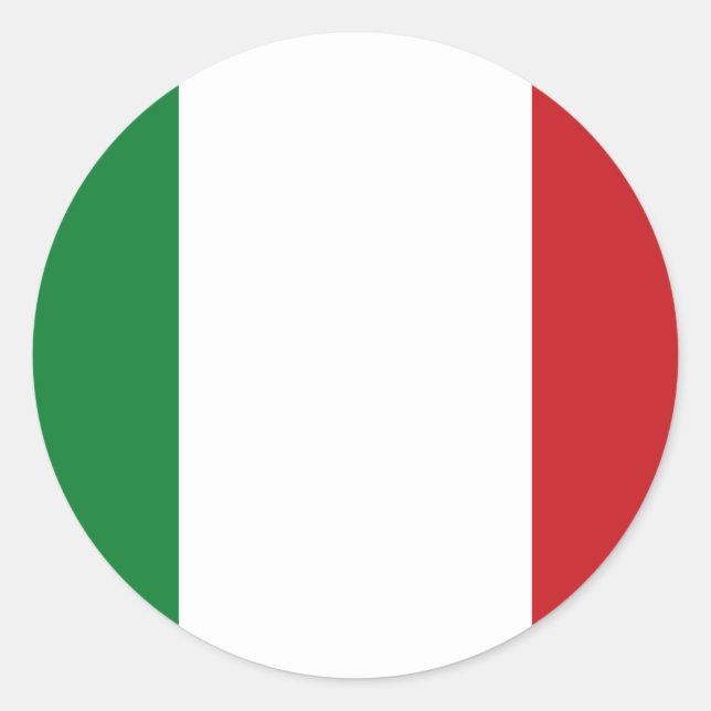 Adesivo Bandeira italiana (Frente)