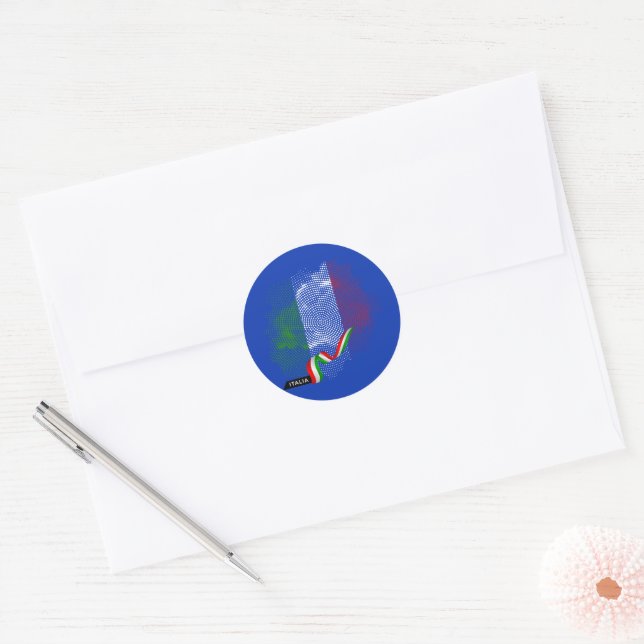 Adesivo bandeira italiana (Envelope)