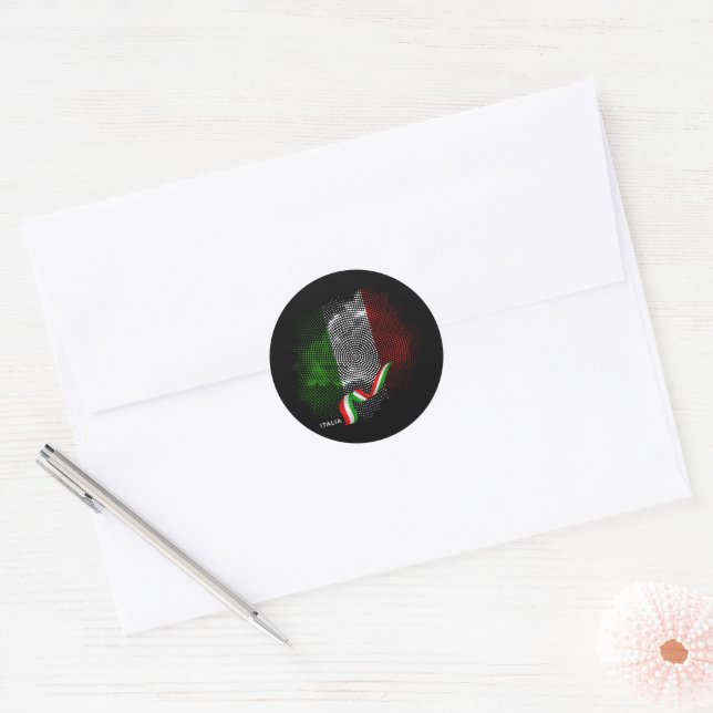 Adesivo bandeira italiana (Envelope)