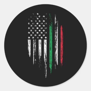 Adesivo Bandeira Italiana Americana Combo Itália EUA Itáli