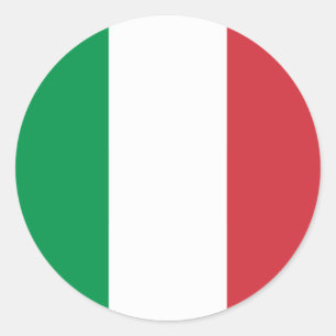 Adesivo Bandeira italiana, Bandeira da Itália