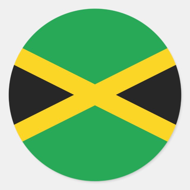 Adesivo Bandeira jamaicana (Frente)