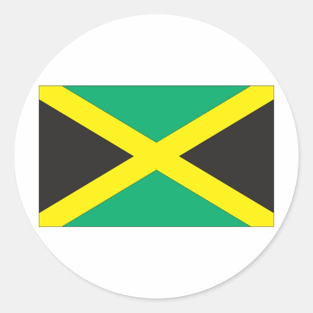 Adesivo Bandeira jamaicana (Frente)