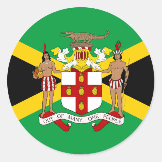 Adesivo Bandeira jamaicana e Casaco de armas, Bandeira da