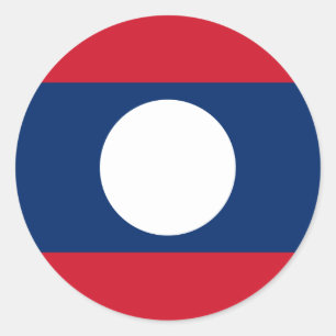 Adesivo Bandeira Laos