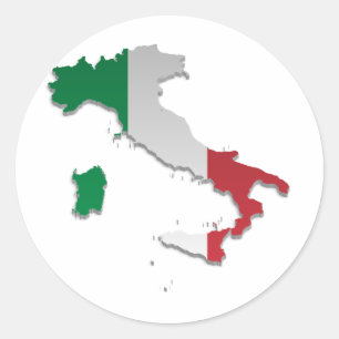 Adesivo Bandeira Map_2 de Italia