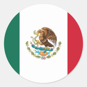 Adesivo Bandeira mexicana - Bandeira do México