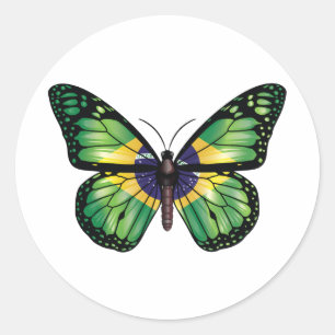 Adesivo Bandeira Monarca da Borboleta do Brasil